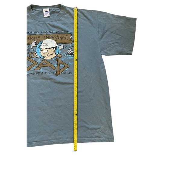 VTG 90s Anvil Men’s 2X Gray T-Shirt Home Improvement Master Craftsman - Picture 6 of 6